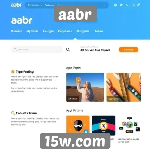 A análise da interface do site aabr